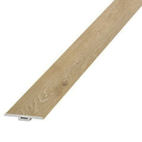 Podlahová přechodová lišta T-LINE Jasper 1,2m, 1200x35 mm, hnědá, Egibi