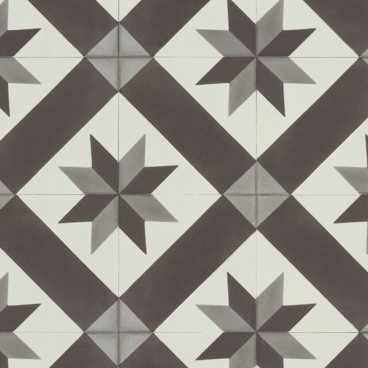 PVC podlaha - lino AladinTex Ultra Cordoba black/white, na míru, šíře 4m, černobílá, filc, chodba / předsíň, Gerflor