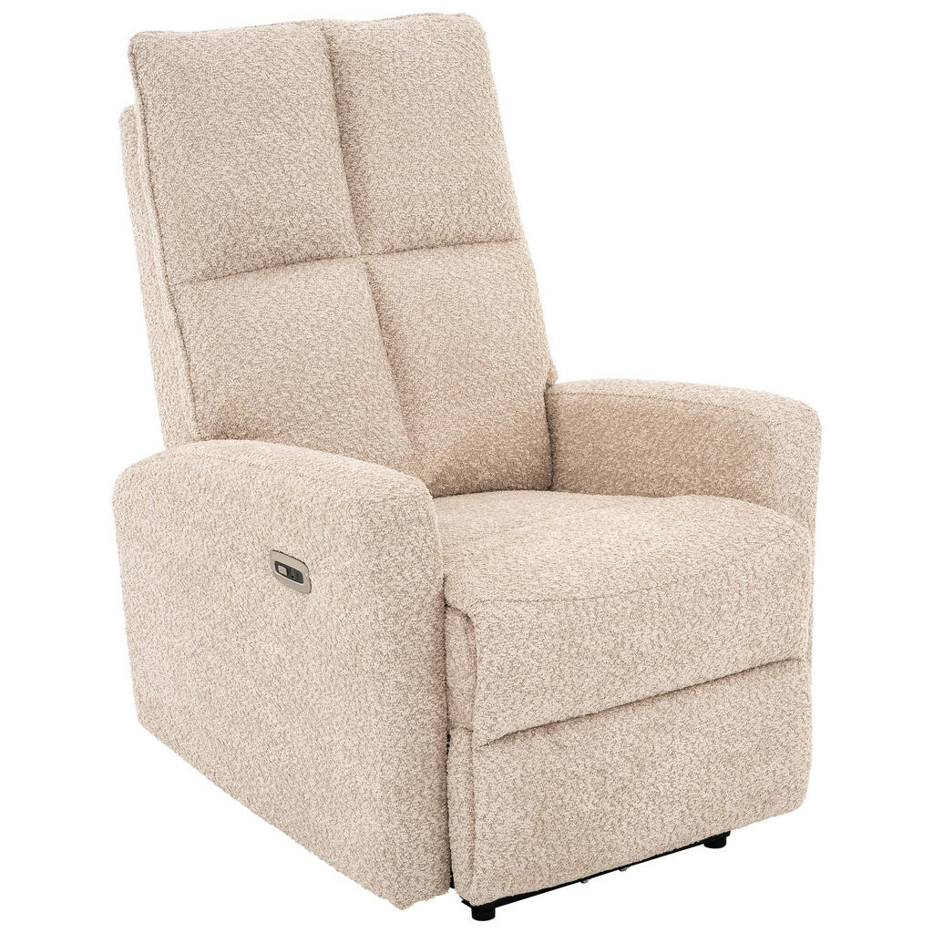 Livetastic RELAXAČNÍ KŘESLO, kov, textil, béžová