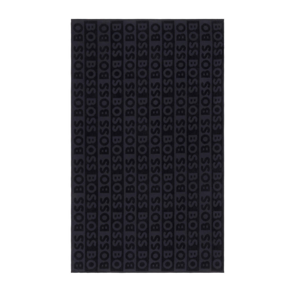 Hugo Boss OSUŠKA NA PLÁŽ, 90/150 cm, černá