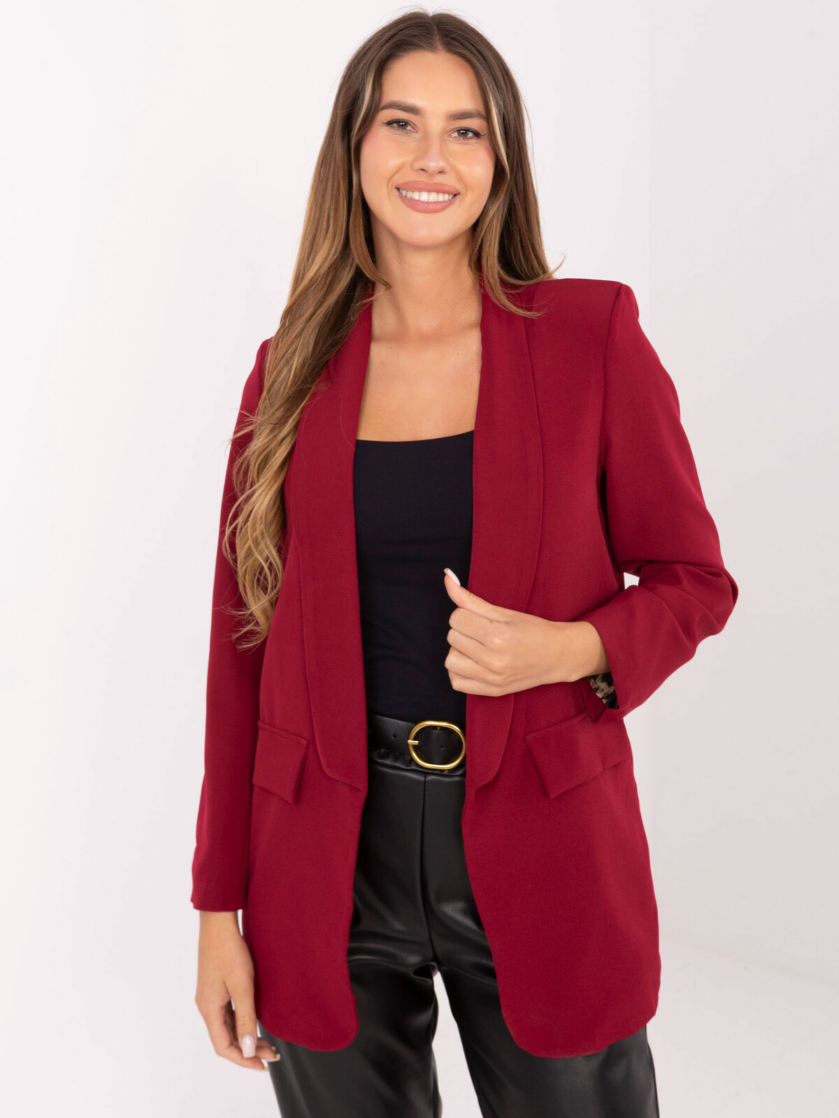 Blazer-DHJ-MA-18657-1.86-burgundy
