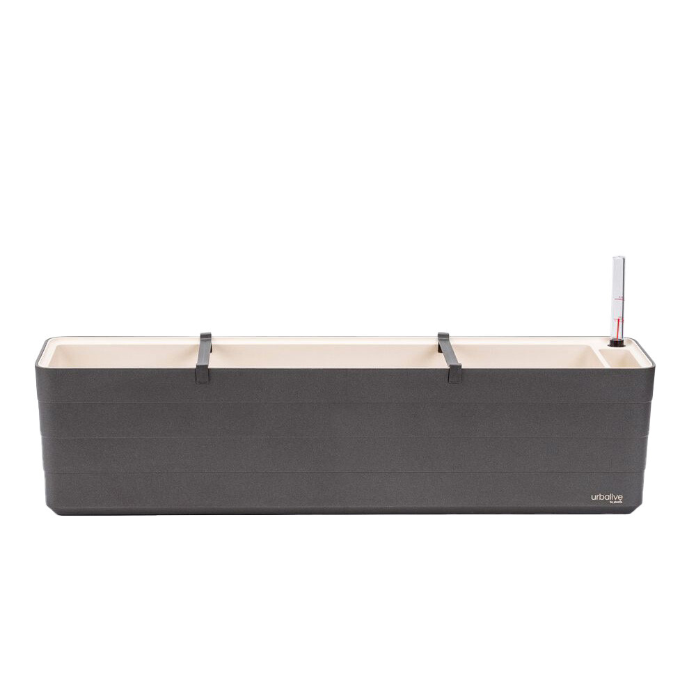 Plastia Truhlík Berberis 80 cm - šedá béžová