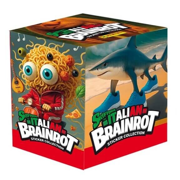 Italian Brainrot - box samolepek - 36 balíčků