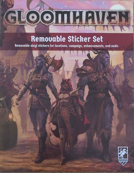 Cephalofair Games Gloomhaven Removable Sticker Set 2nd. Edition