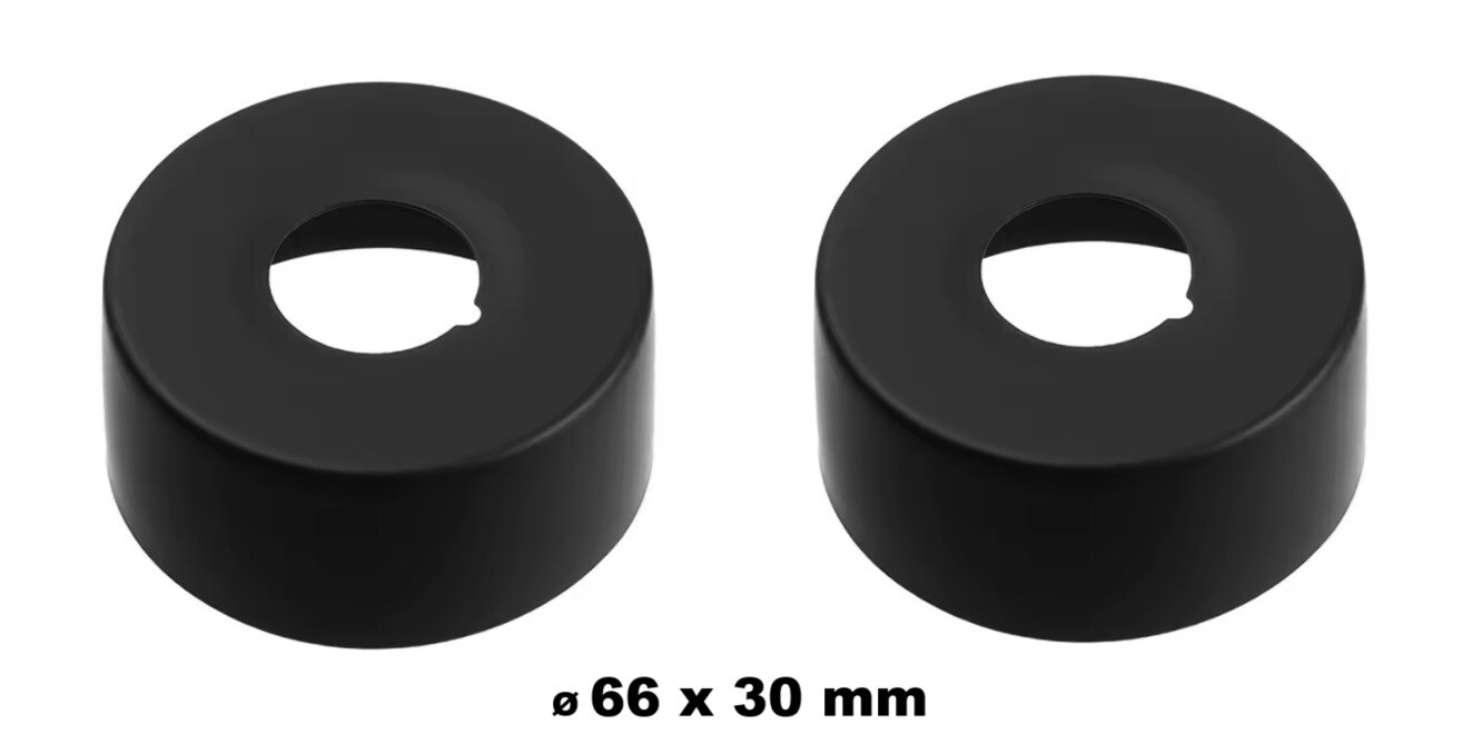 Eco produkty Černá rozeta za baterii G 3/4