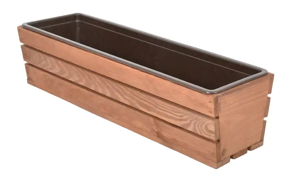 Rojaplast Truhlík MODERN 61 cm - hnědá