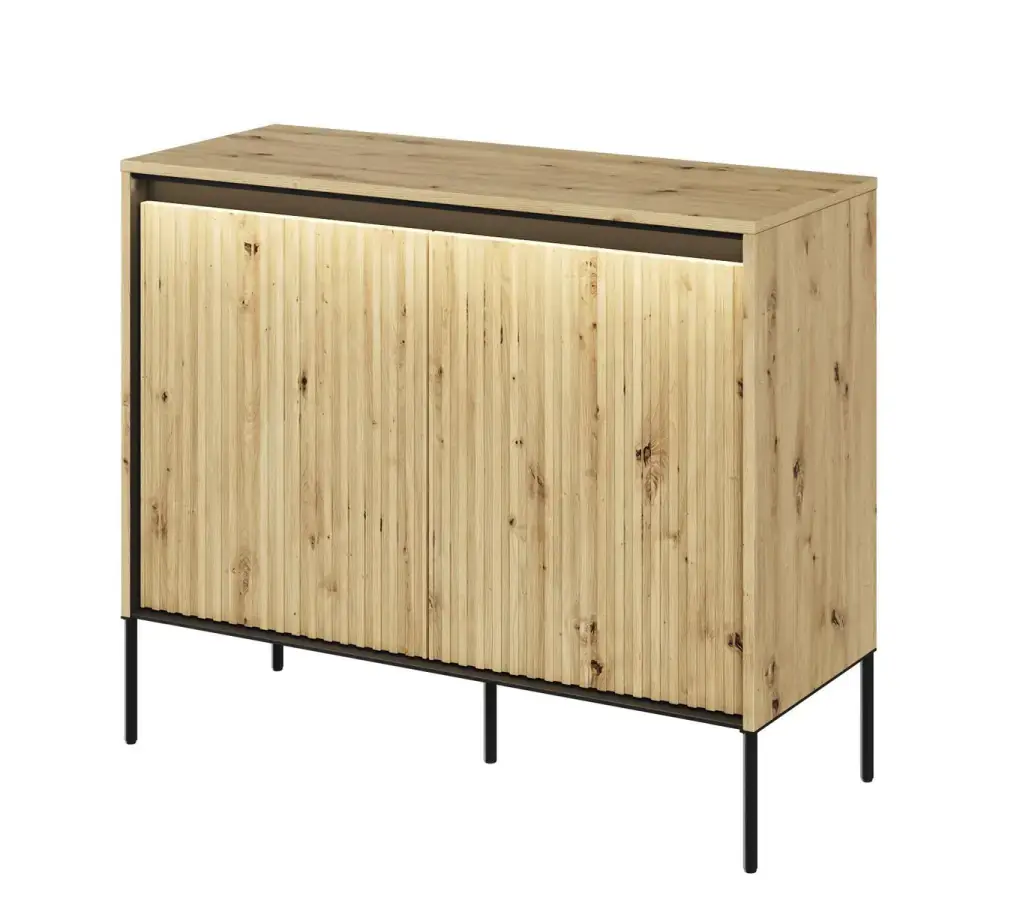 Casarredo Komoda 2D s LED IPOLIS - dub artisan