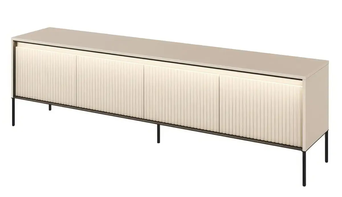 Casarredo Televizní stolek 4D 193 s LED IPOLIS - písková