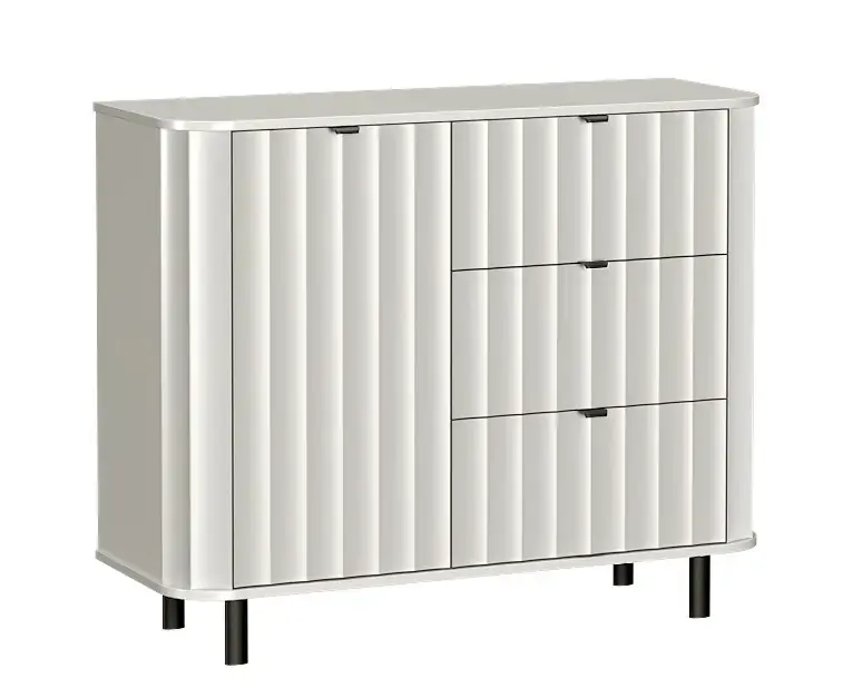 Casarredo Komoda 1D3S JOLY - alpská bílá