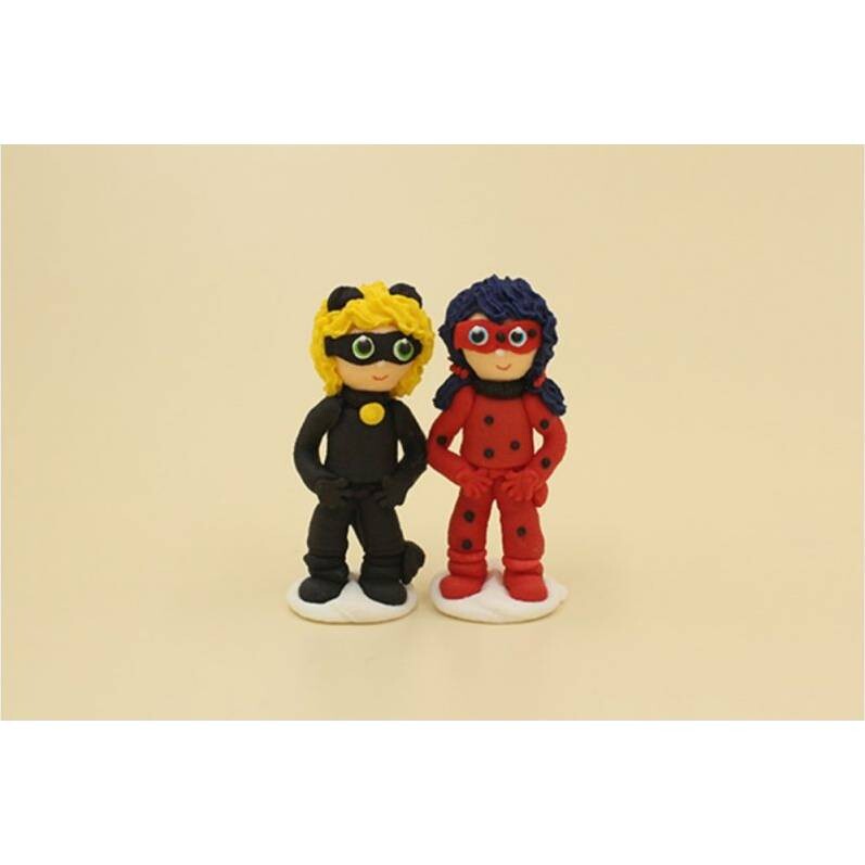 Cukrová figurka Lady Bag a černý kocour - I LOVE CAKES