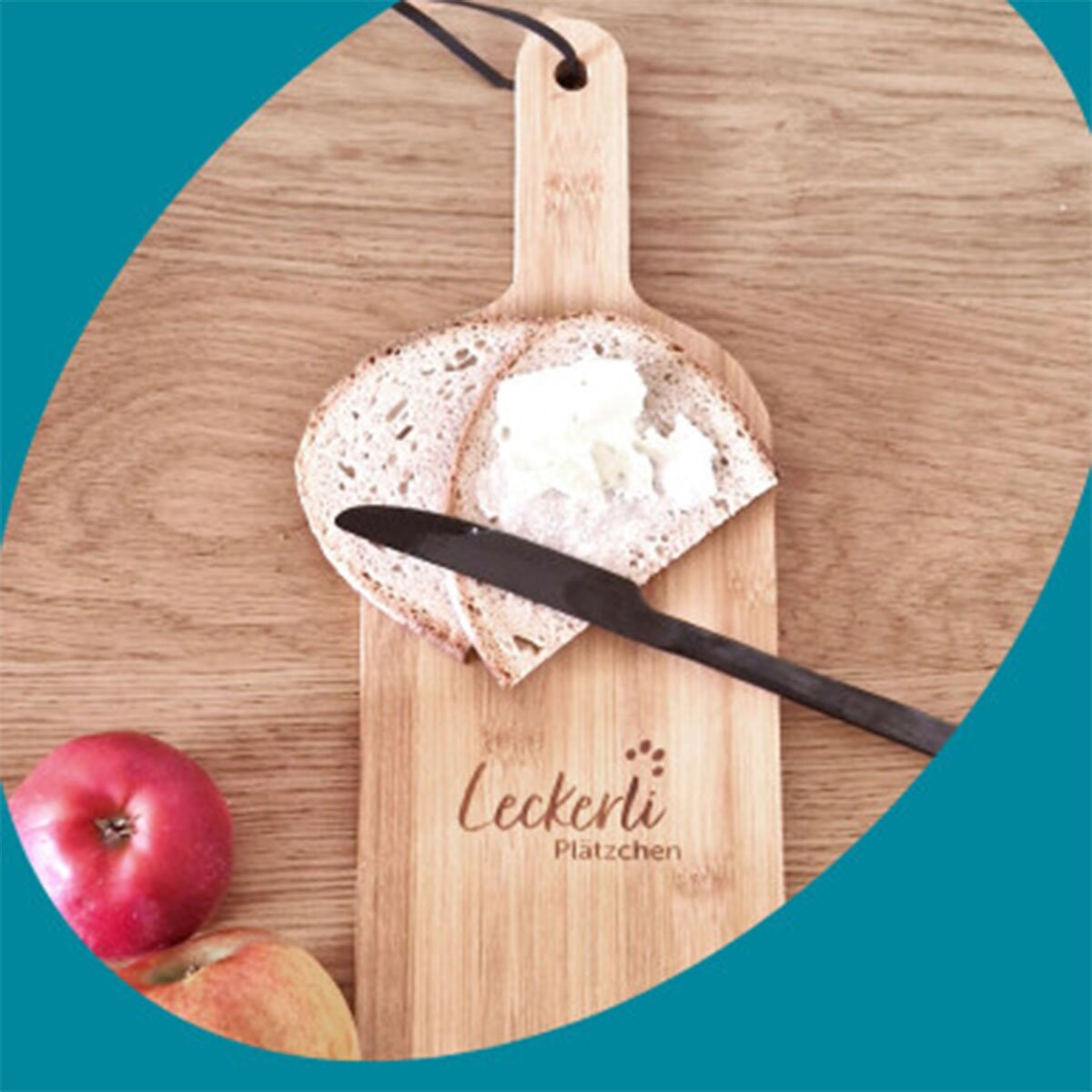 Bambusové prkénko pamlsky sušenky