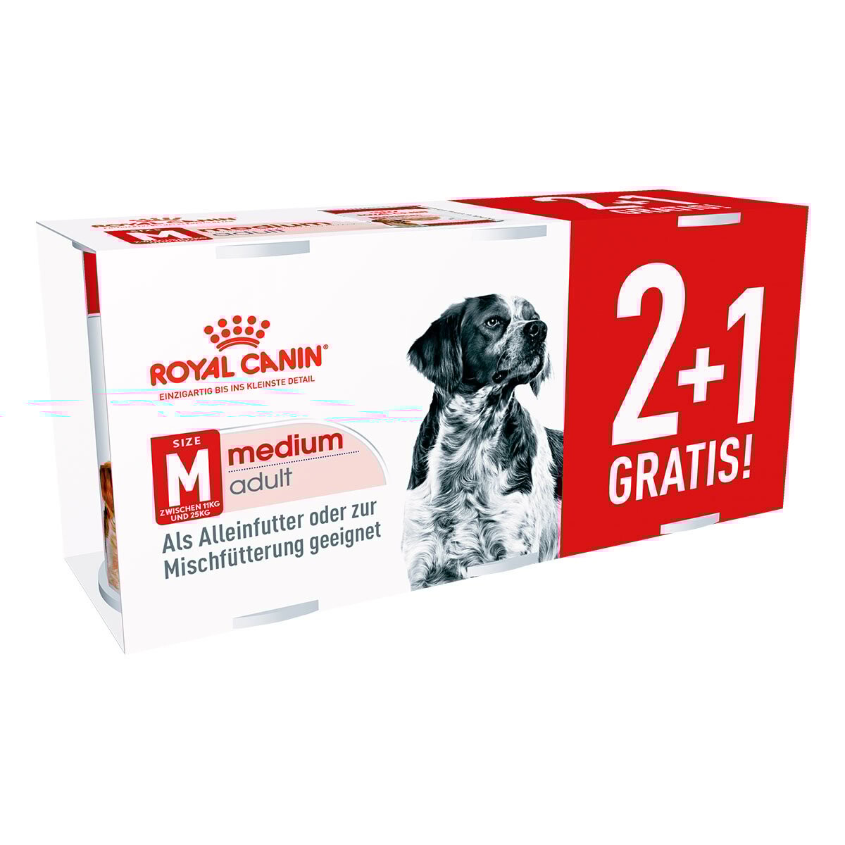 Royal Canin 2+1 zdarma SHN Medium Adult Loaf 410 g
