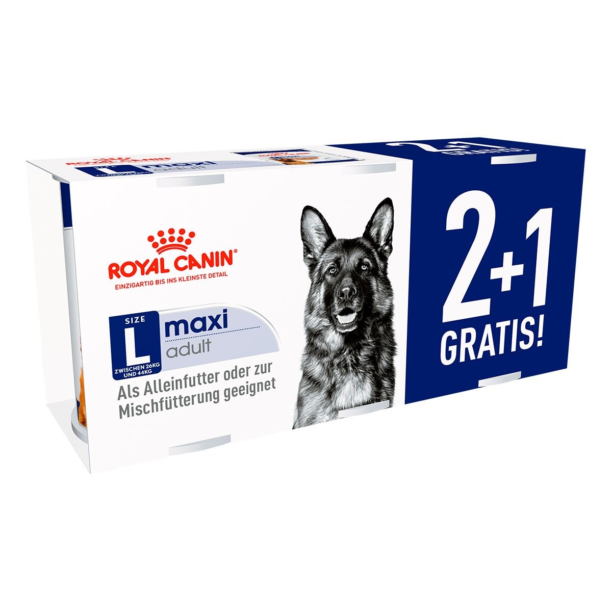 Royal Canin 2+1 zdarma SHN Maxi Adult Loaf 410 g