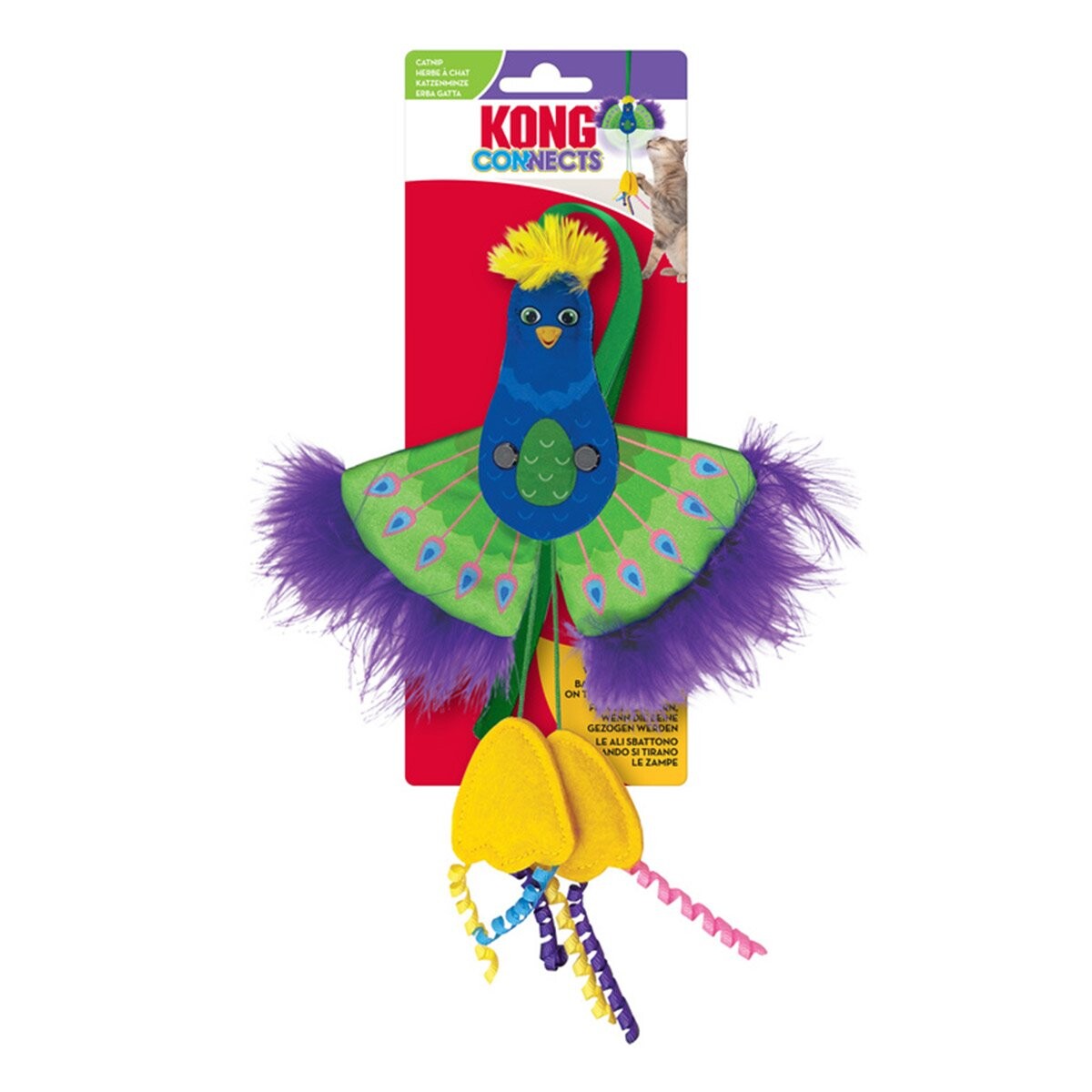 KONG Connects Peacock s kočičí mátou