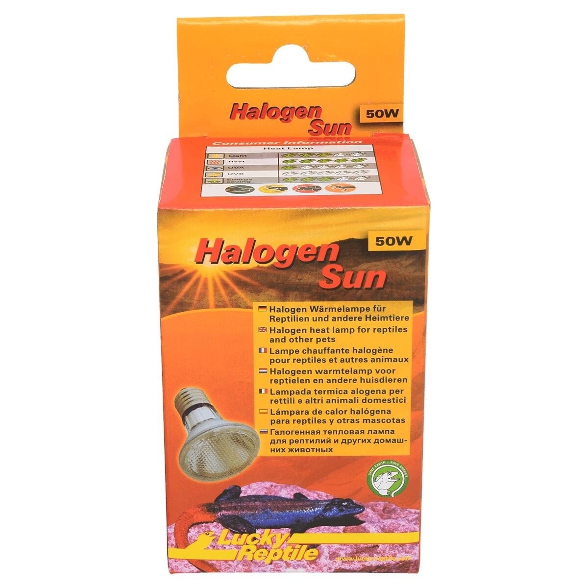 Lucky Reptile Halogen Sun E27 50 W