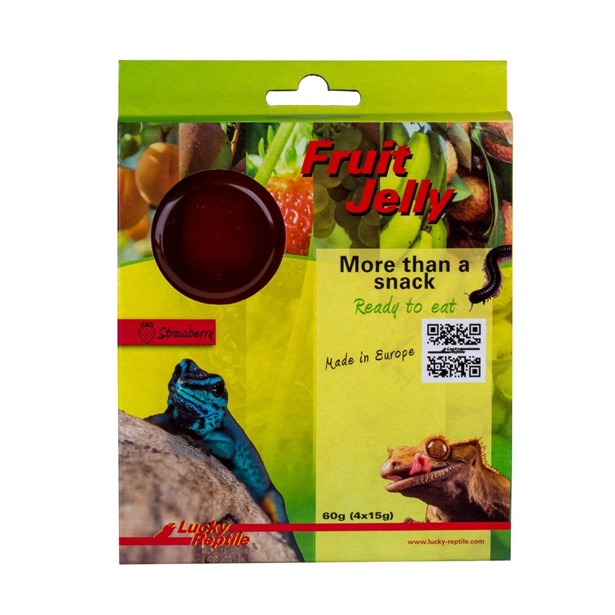 Lucky Reptile Fruit Jelly Jahoda 4x15 g