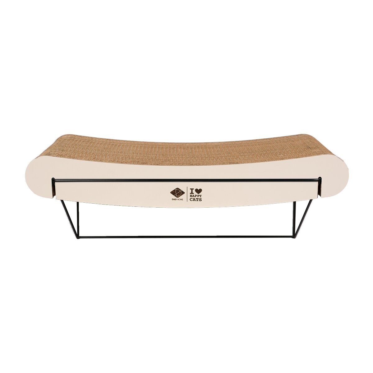 D&D Home DAVID nástěnná police z škrabacího kartonu 60 cm