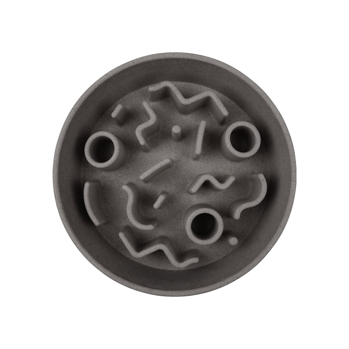 District 70 BAMBOO miska proti hltání šedá 17 cm