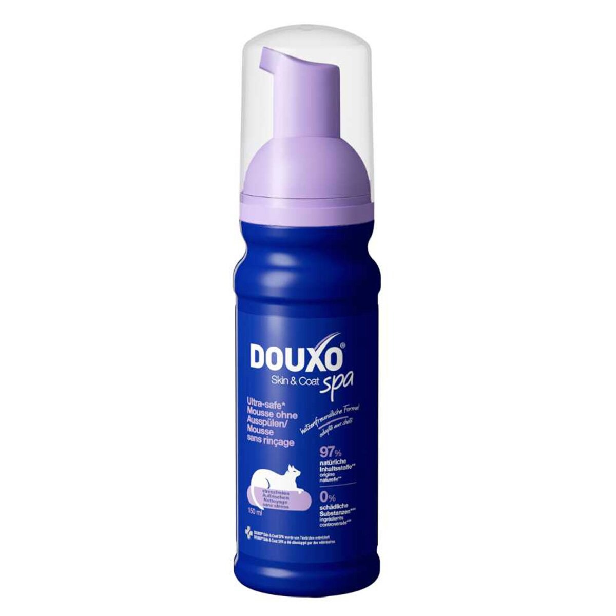 DOUXO SPA pěna bez oplachování pro kočky 150 ml