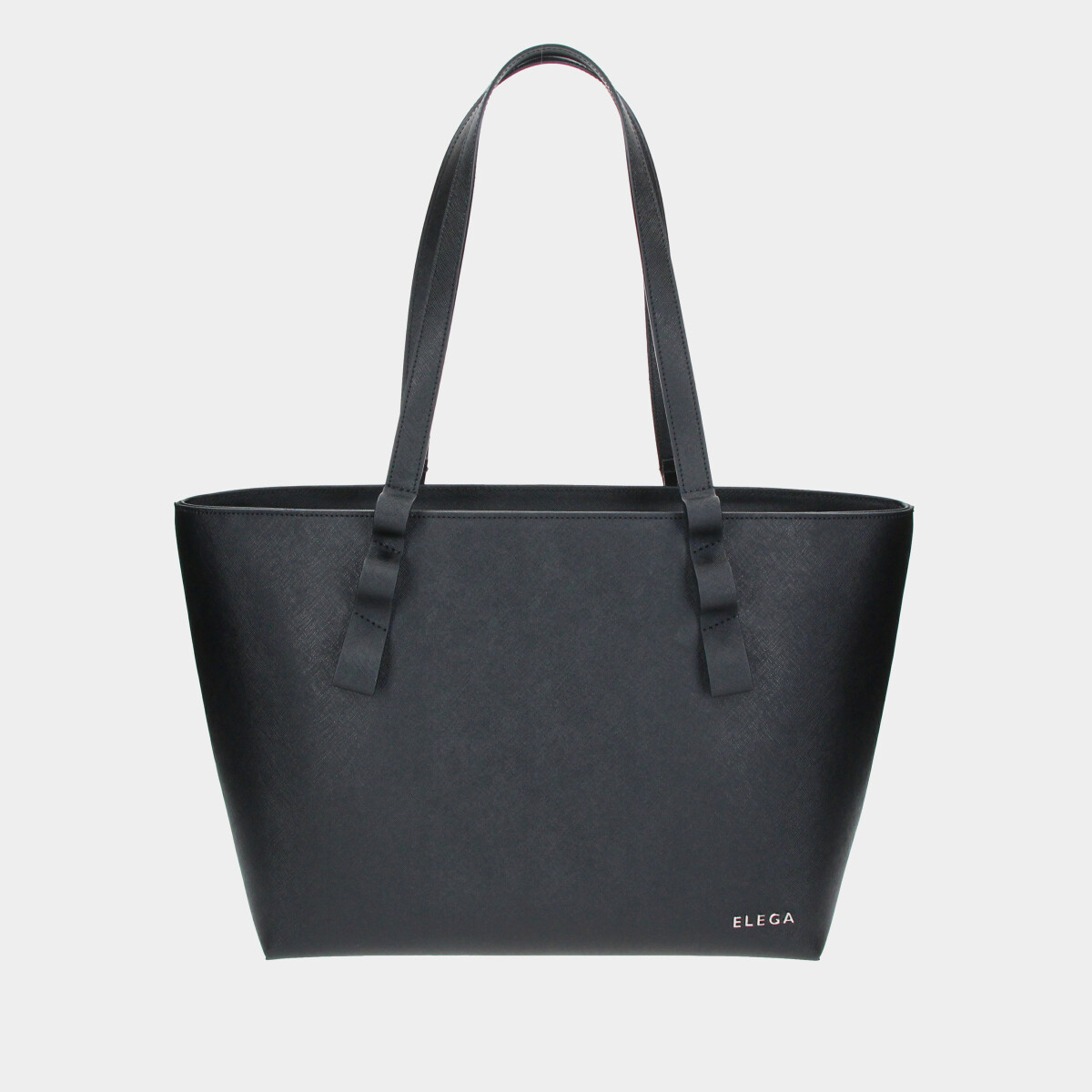 ELEGA Shopper kabelka Tři generace černá/stříbro