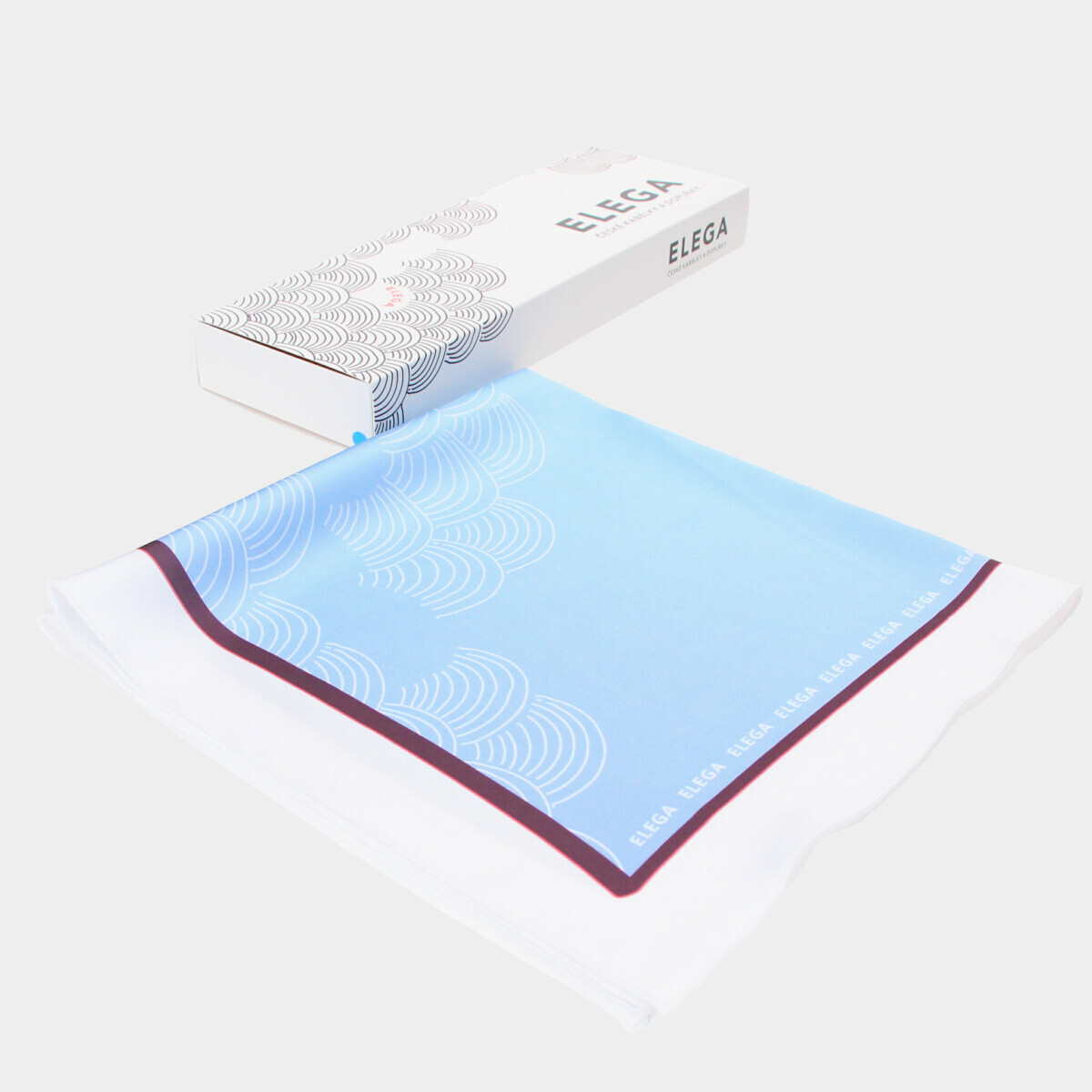 ELEGA Style Šátek Tři generace světle modrý