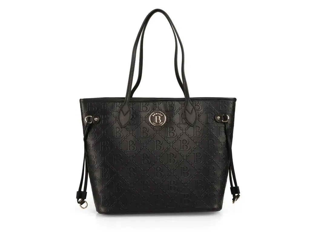 Dámská kabelka bertoo ginevra černé logo/zlatá uni