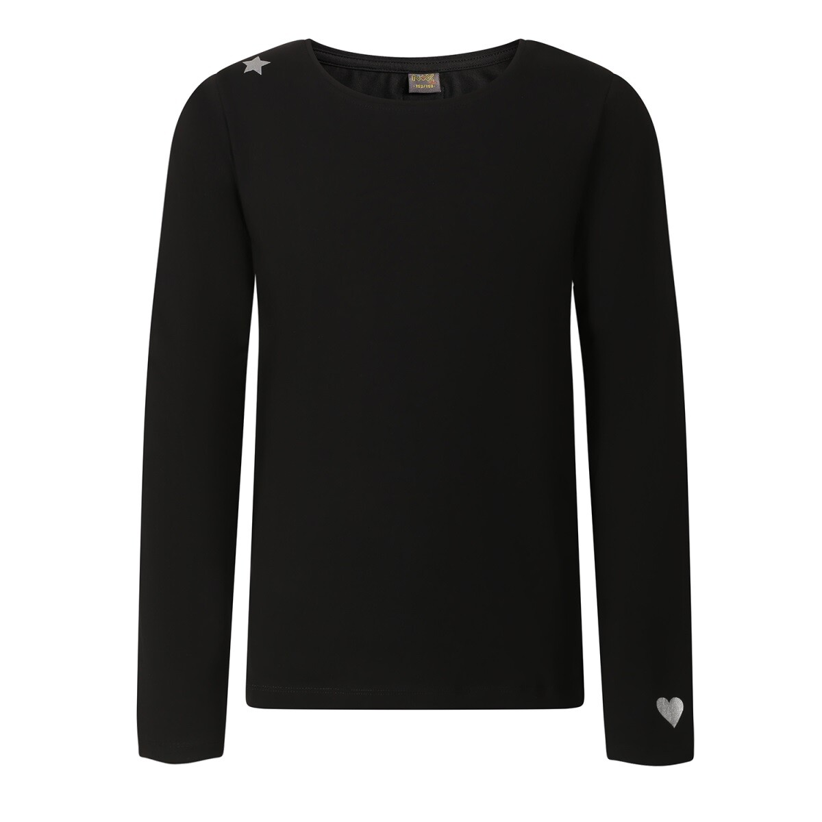 Dětské bavlněné triko nax polto černá 104-110