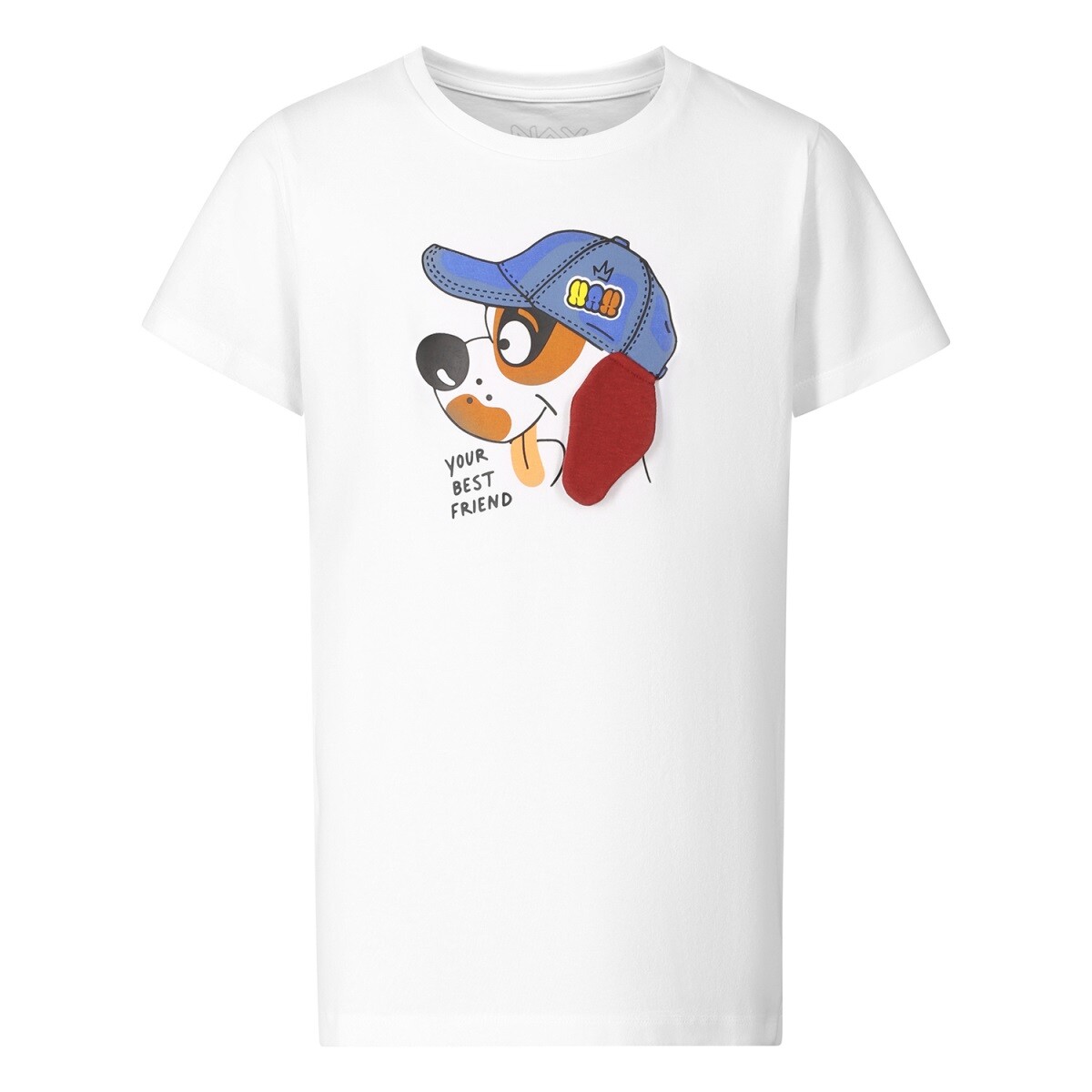 Dětské bavlněné triko nax wervo bílá 92-98