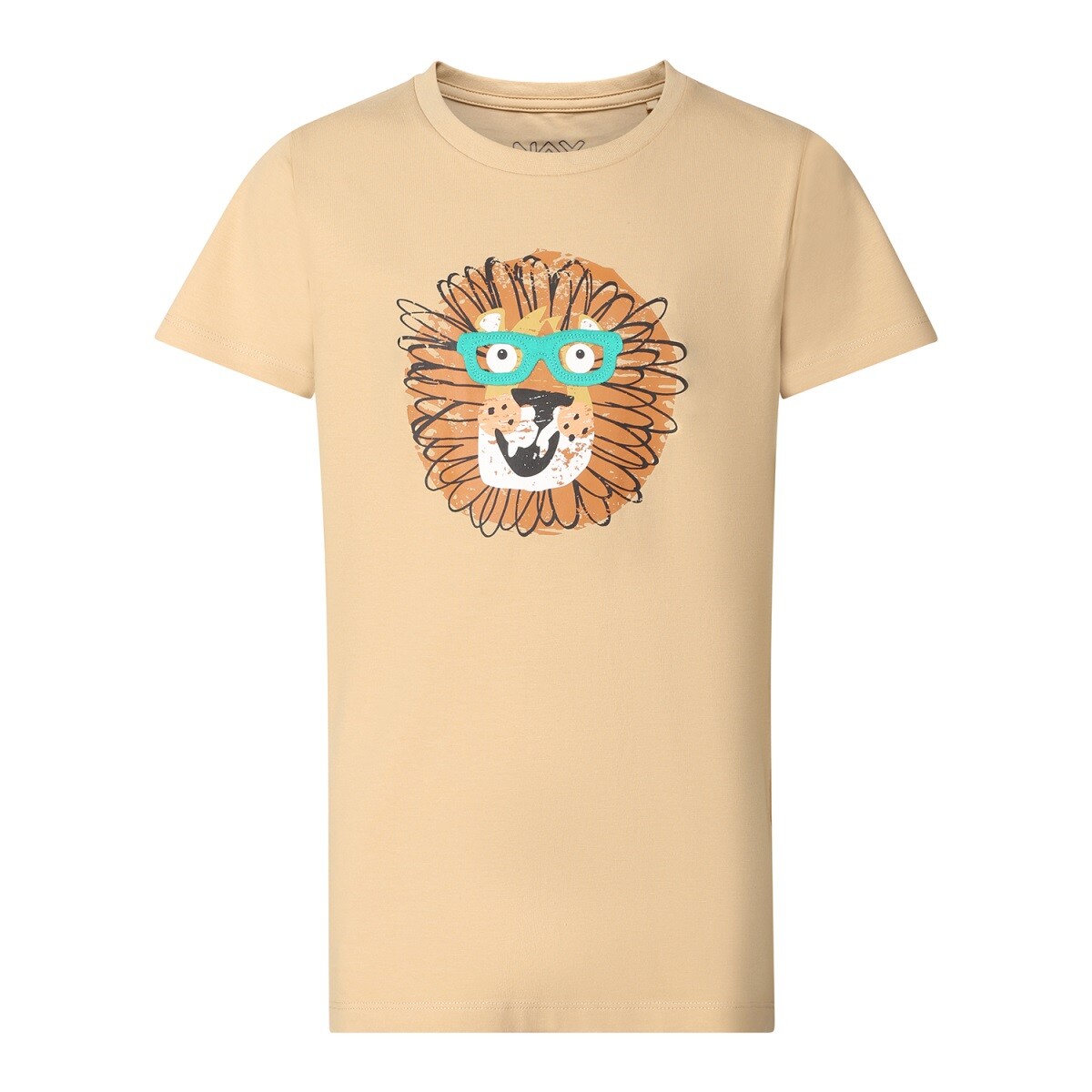 Dětské bavlněné triko nax wervo béžová 92-98