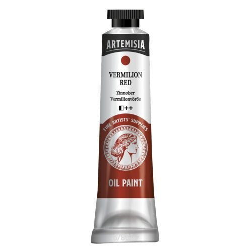 Olejová barva ARTEMISIA 20 ml vermilion červená