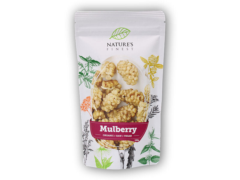 Nature's Finest BIO white mulberries 150g
