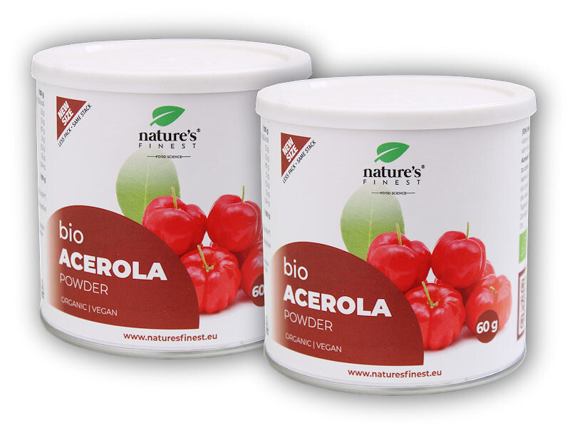 Nature's Finest 2x BIO Acerola powder 60g