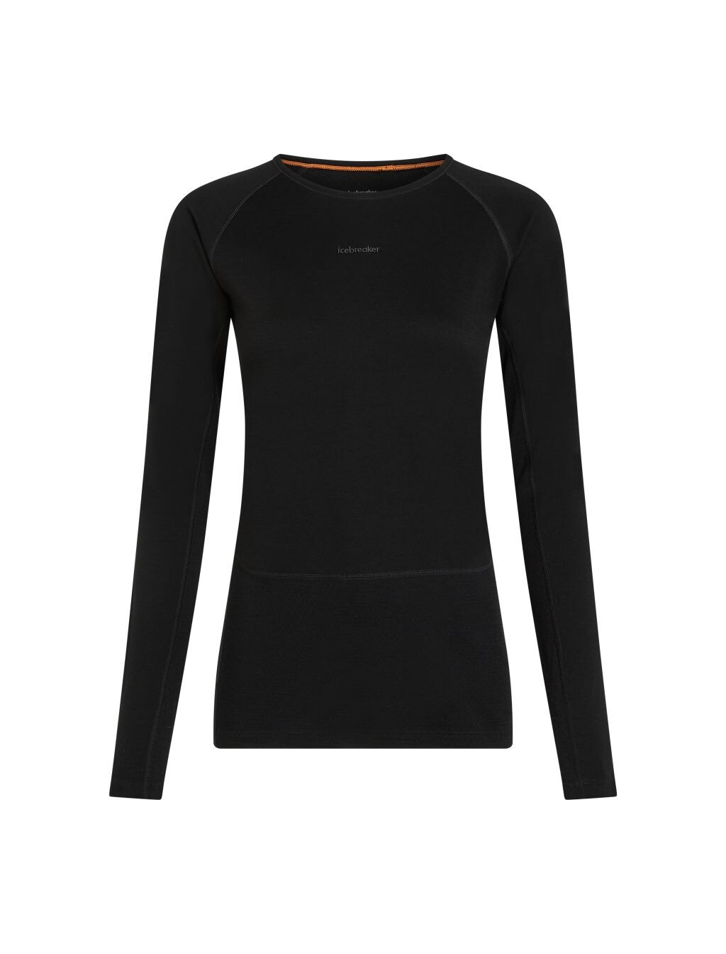 ICEBREAKER W 200 ZoneKnit LS Crewe, Black velikost: L
