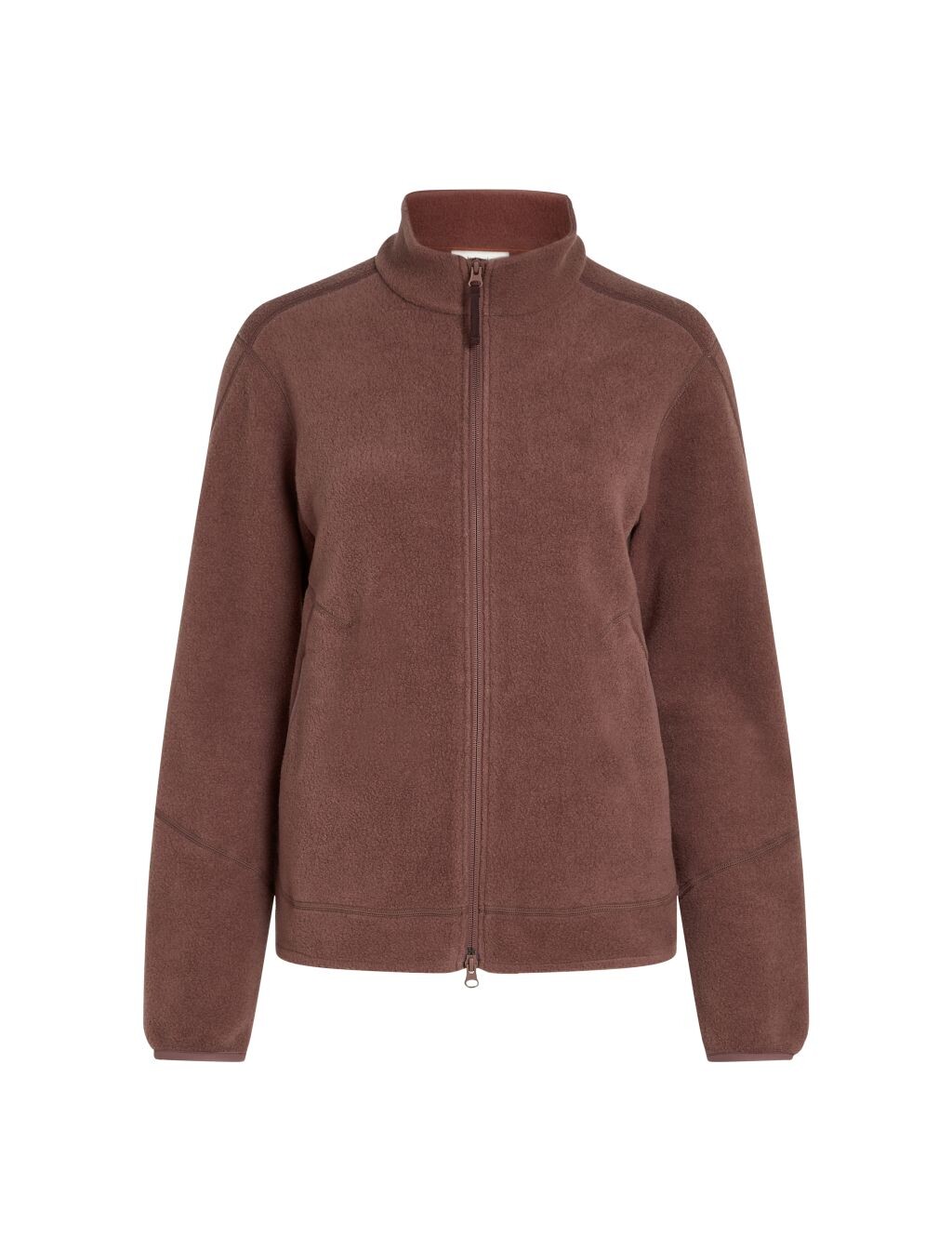 ICEBREAKER Wmns 800 RF Class Pile LS Zip, Carob (vzorek) velikost: S