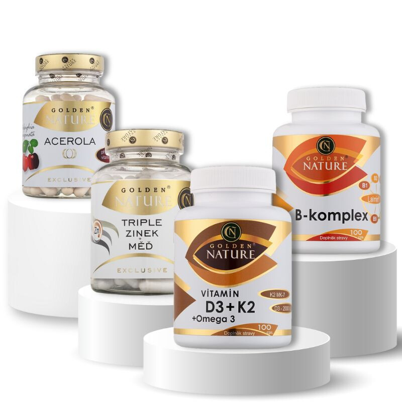 Golden Nature Balíček pro silnou imunitu 4v1 - Golden Nature
