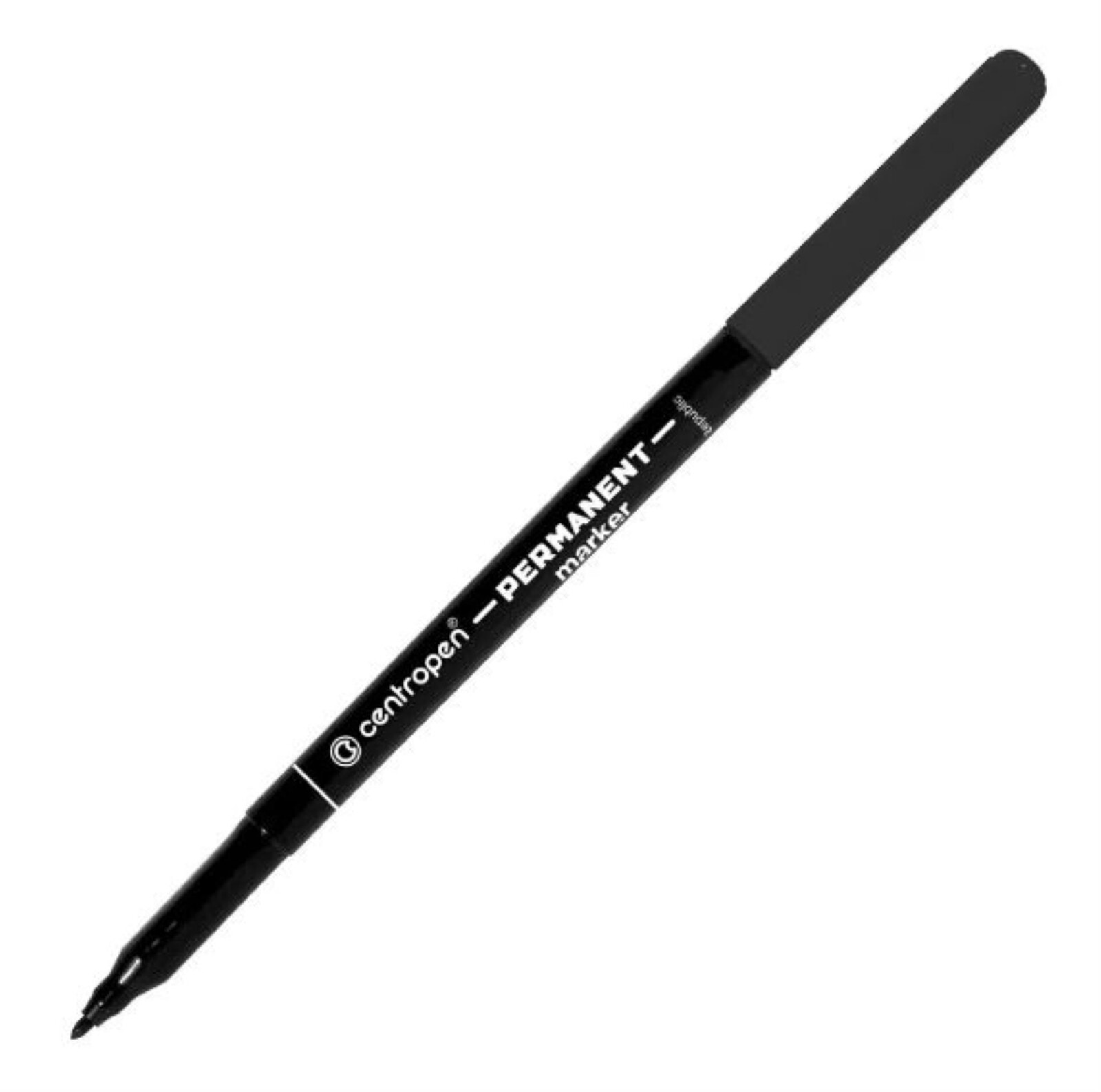 Permanentní popisovač Centropen 2536 - kulatý hrot, černý