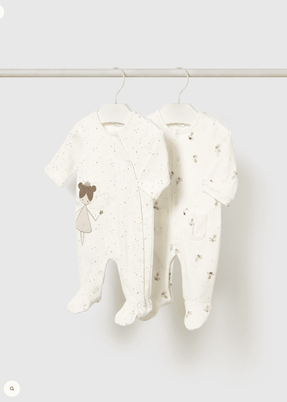 Mayoral set 2 kusů kojeneckých overalů 2703 - 091 Velikost: 60