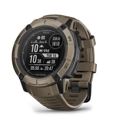 Garmin Instinct 2X Solar – Tactical Edition Coyote Tan