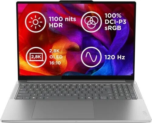 Lenovo Yoga Pro 9 16IAH10 Luna Grey celokovový