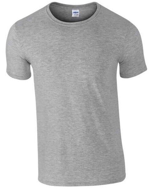 Tričko unisex tmavě šedý melír