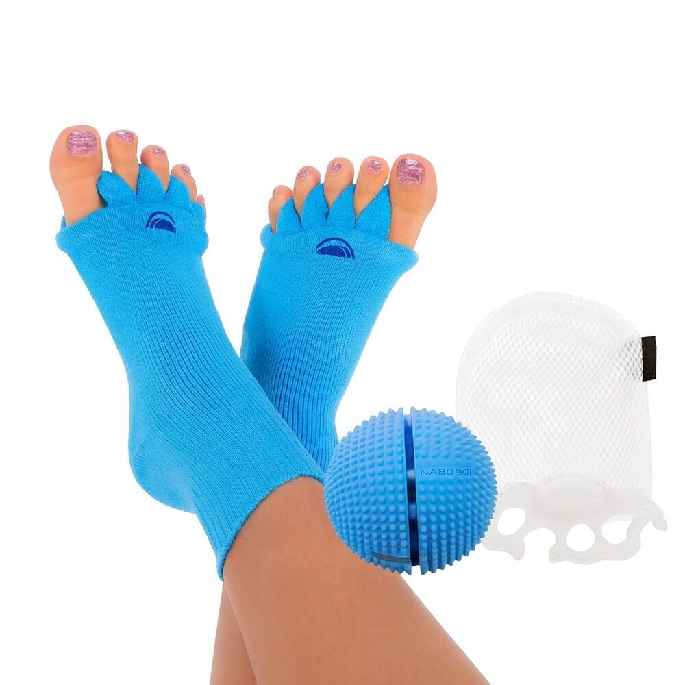 Výhodný set regenerační set pro nohy - NABOSO Neuroball a Splay + Adjustační ponožky