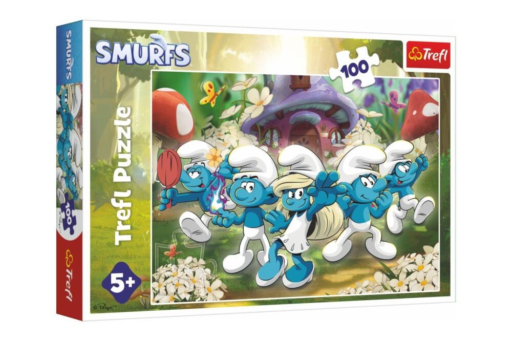 Trefl Puzzle Seznamte se se Šmouly 100 dílků