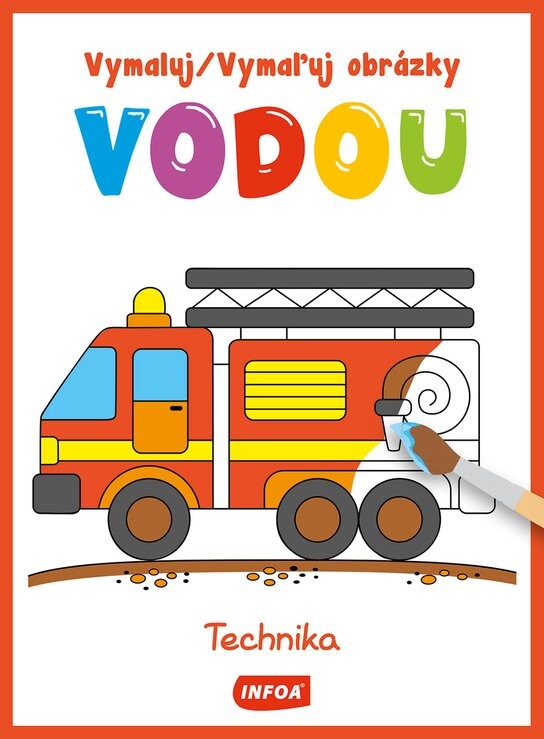 Vymaluj/Vymaľuj obrázky vodou Technika