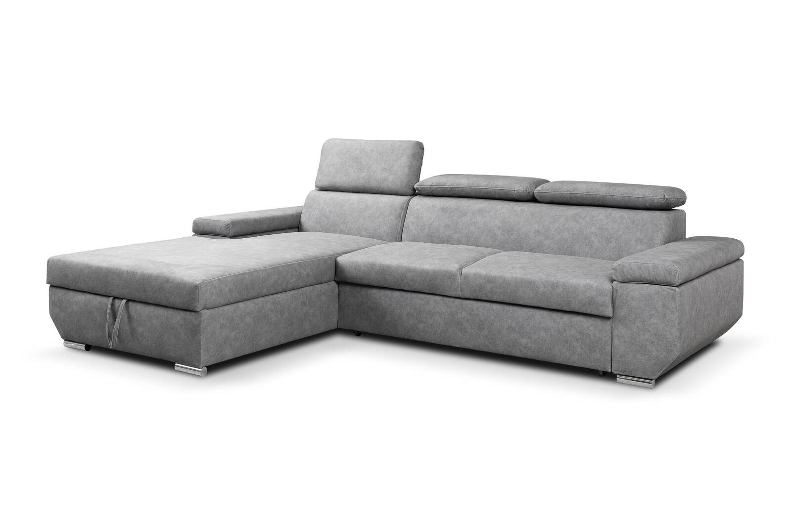 Sedací souprava Lars Provedení: Levá varianta, látka: Logan Graphite