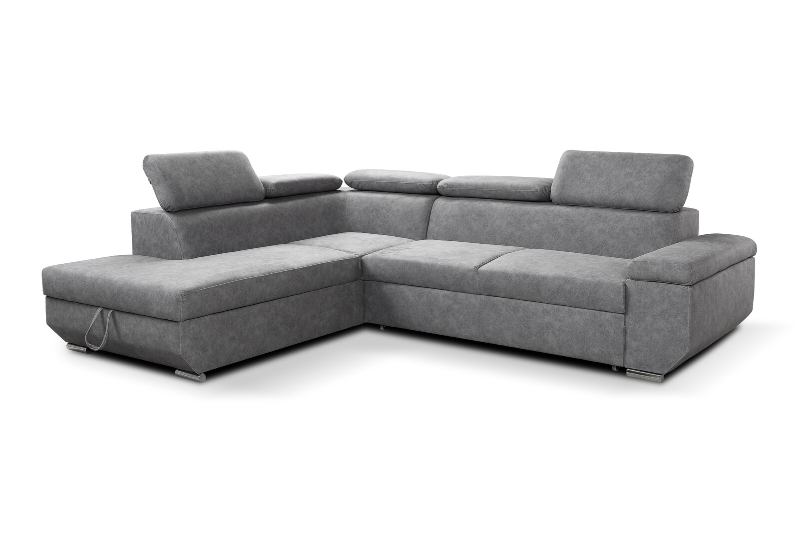 Sedací souprava Lars I. Provedení: Levá varianta, látka: Logan Graphite