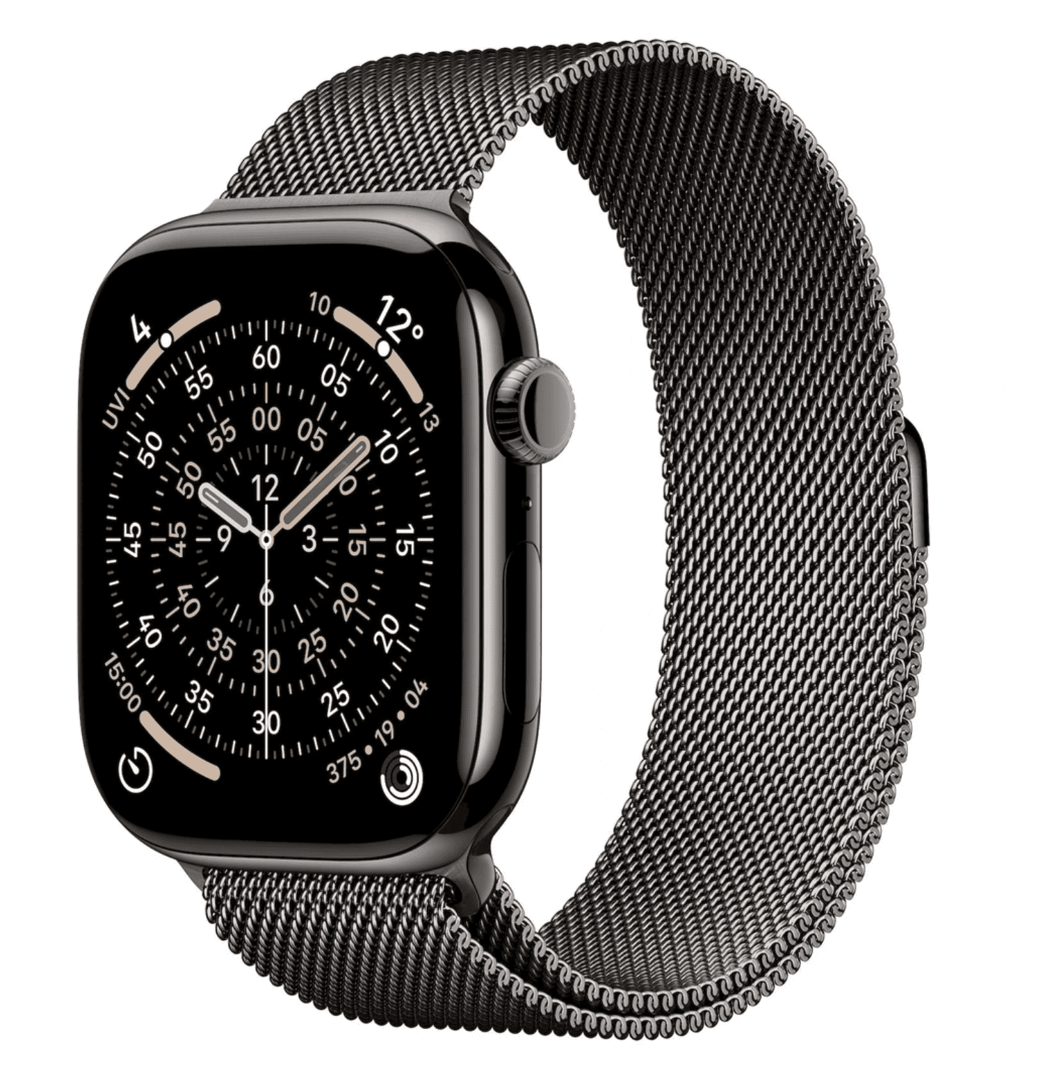 APPLE Watch 11 GPS + Cellular 46mm Břidlicově šedý titan s břidlicově šedým milánským tahem- S/M