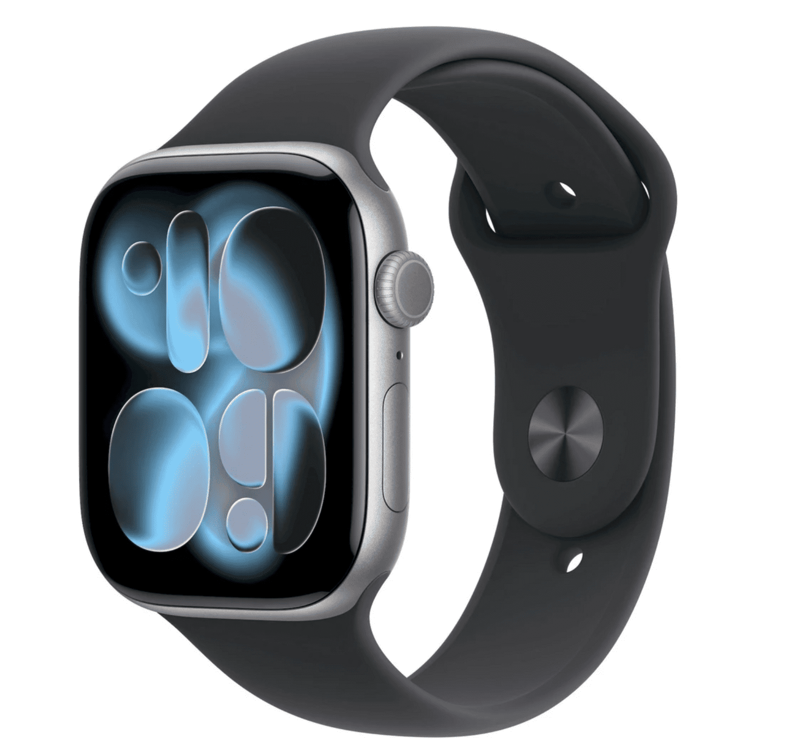 APPLE Watch 11 GPS + Cellular 42mm vesmírně šedý hliník - černý sportovní řemínek - S/M