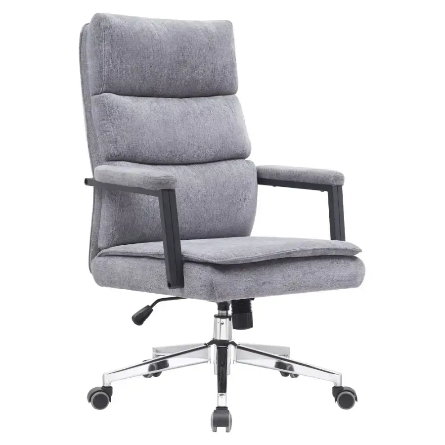 Tempo Kondela Kancelářské křeslo ZAVIER - šedá/chrom