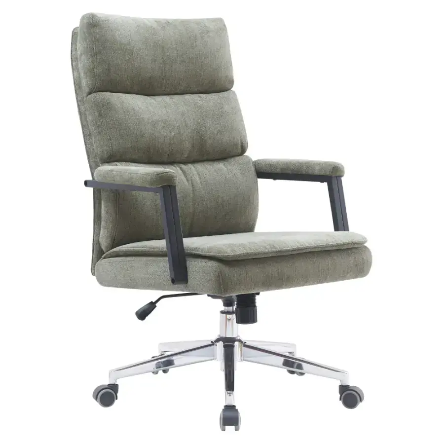 Tempo Kondela Kancelářské křeslo ZAVIER - zelená/chrom