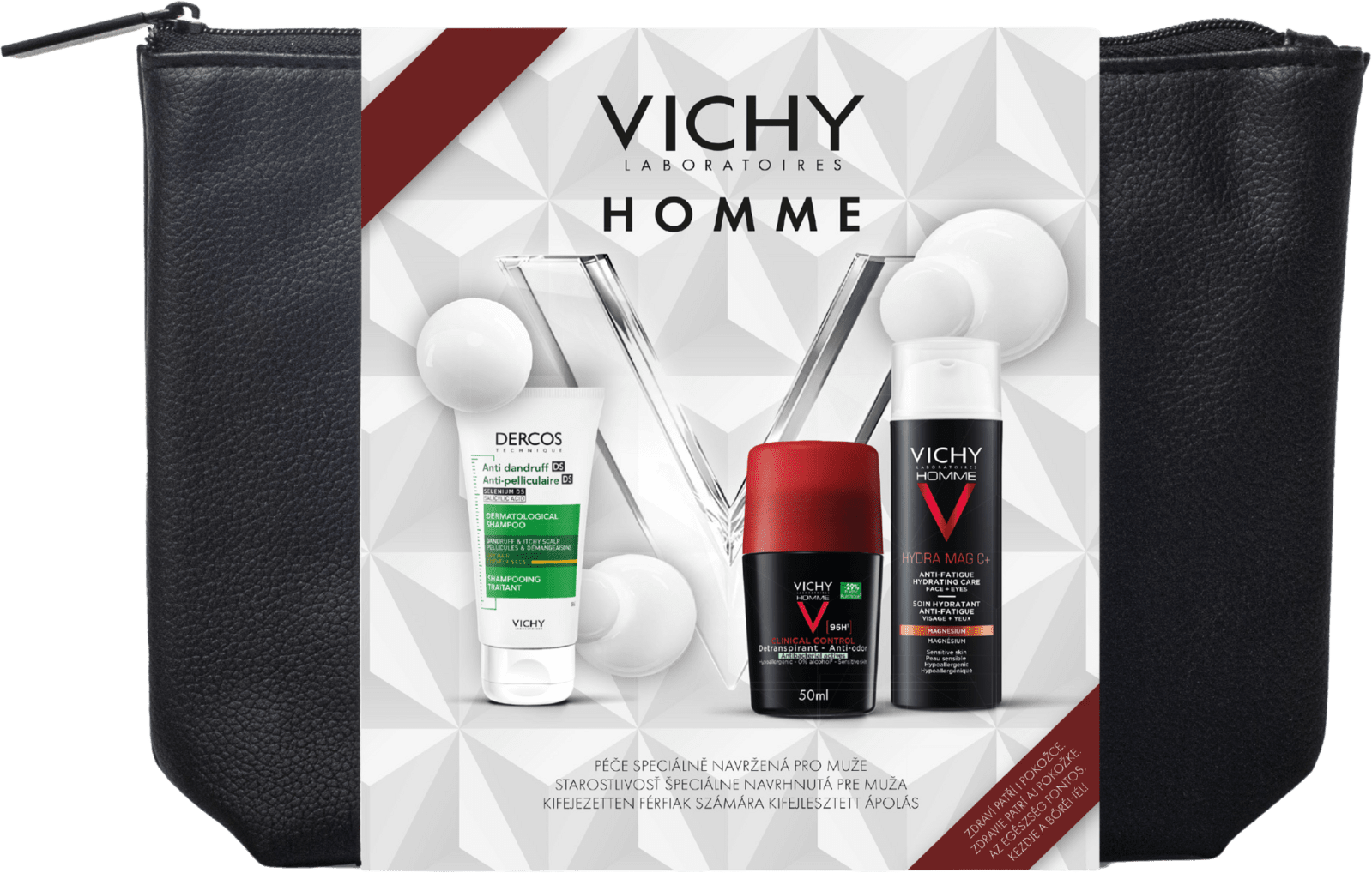 VICHY Homme Vánoční balíček speciálně navržen pro mužskou pleť